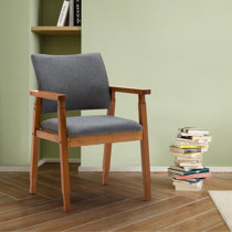 Brie solid wood upholstered dining online chair